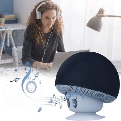 Haut - Parleur Bluetooth - MushroomBluetoothSpeaker™ - Noir - Proprio Techno