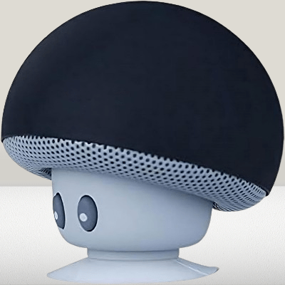 Haut - Parleur Bluetooth - MushroomBluetoothSpeaker™ - Noir - Proprio Techno