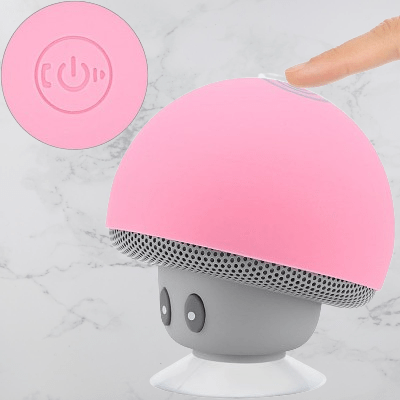 Haut - Parleur Bluetooth - MushroomBluetoothSpeaker™ - Rose - Proprio Techno