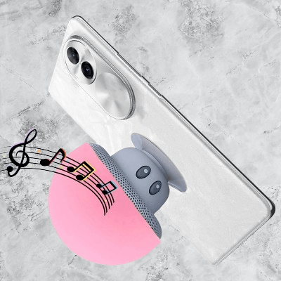 Haut - Parleur Bluetooth - MushroomBluetoothSpeaker™ - Rose - Proprio Techno