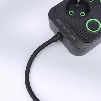 Multiprise USB - PowerFlex™ - F09 Noir - Proprio Techno