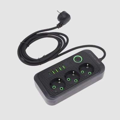 Multiprise USB - PowerFlex™ - F09 Noir - Proprio Techno