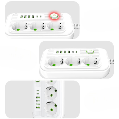 Multiprise USB - PowerFlex™ - F16U Blanc - Proprio Techno