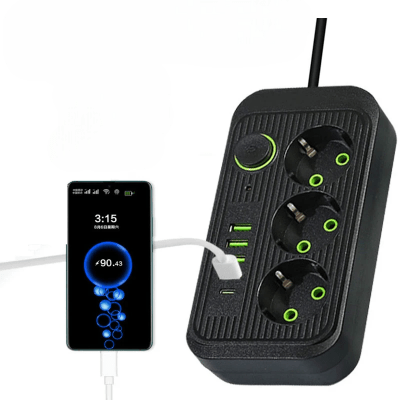 Multiprise USB - PowerFlex™ - F16U Noir - Proprio Techno