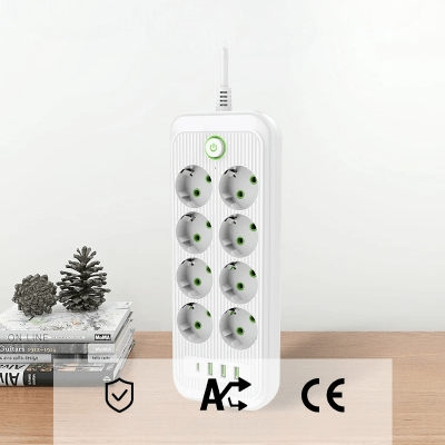 Multiprise USB - PowerFlex™ - F20U Blanc - Proprio Techno