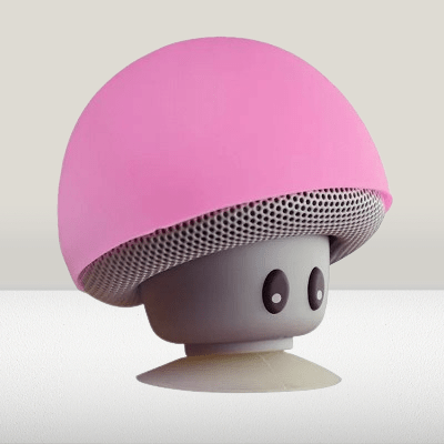 Haut - Parleur Bluetooth - MushroomBluetoothSpeaker™ - Rose - Proprio Techno
