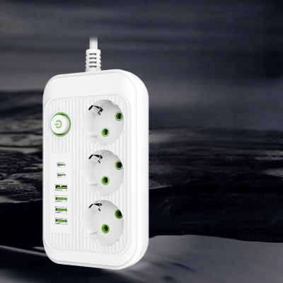 Multiprise USB - PowerFlex™ - F16U Blanc - Proprio Techno