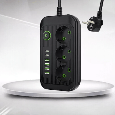 Multiprise USB - PowerFlex™ - F16U Noir - Proprio Techno